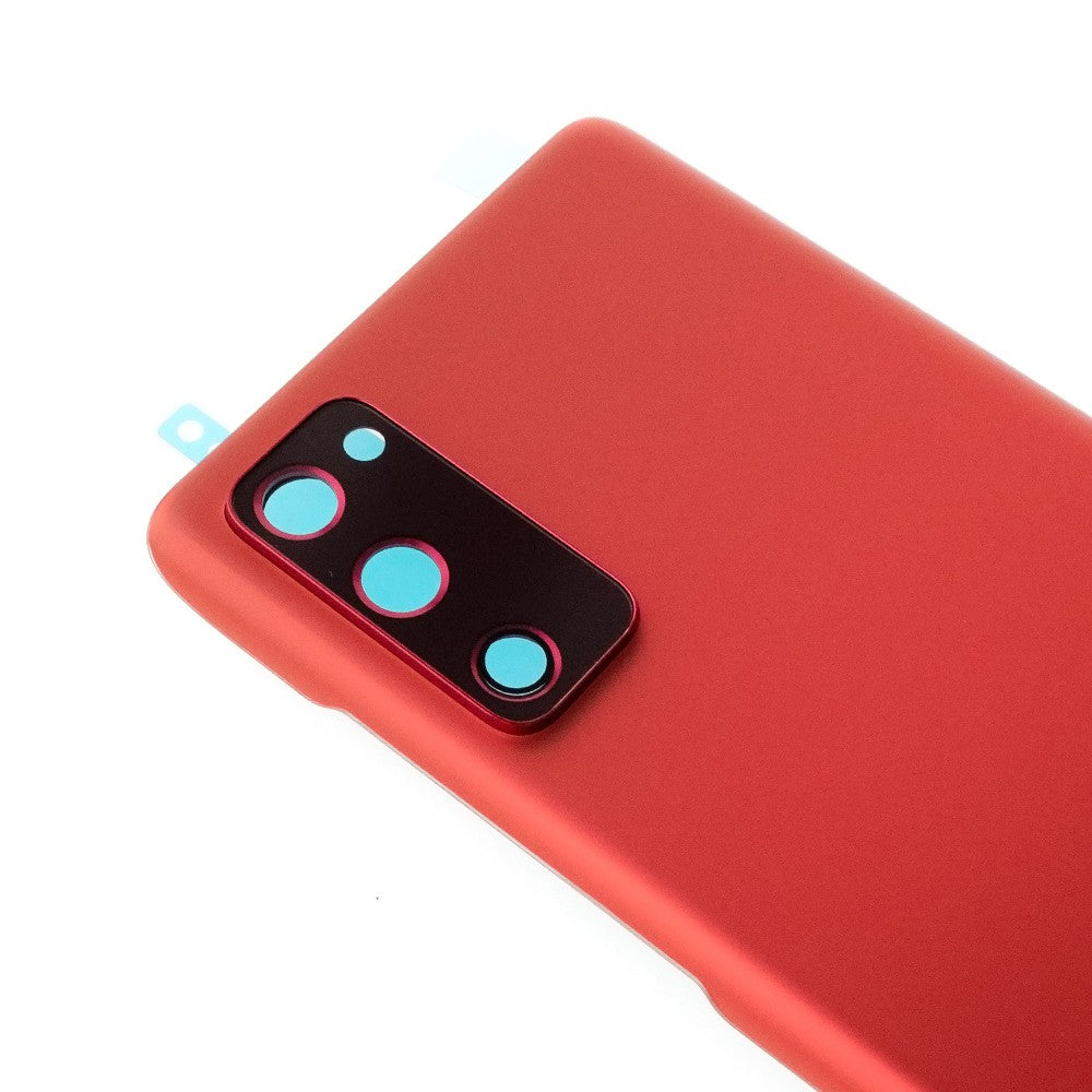 Brown Rear Cover Glass For Samsung Galaxy S20 FE / 5G (G780 / G781)-Cloud Red Brown Rear Cover Glass For Samsung Galaxy S20 FE / 5G (G780 / G781)-Cloud Red